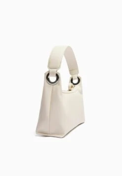 BERSHKA RING DETAIL WITH HANDLE - Handtasche - Off White -Bershka Verkaufsgeschäft f637779df6804d9f8888c9dbc5afbb6e