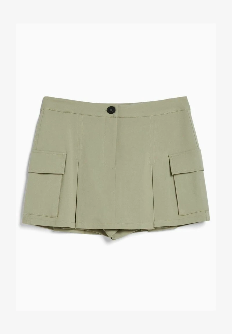 BERSHKA TAILORED WITH POCKETS - Minirock - Khaki 7 BERSHKA TAILORED WITH POCKETS - Minirock - Khaki – Bild 5