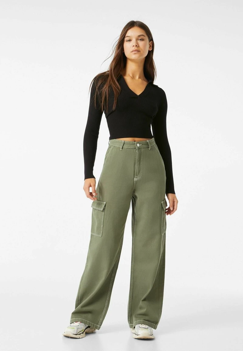 BERSHKA Poloshirt - Black 4 BERSHKA Poloshirt - Black – Bild 2