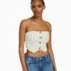 BERSHKA BUSTIER - Bluse - Beige 2 BERSHKA BUSTIER - Bluse - Beige -Bershka Verkaufsgeschäft f9538296fb5648a79d0598d9d4bfa918