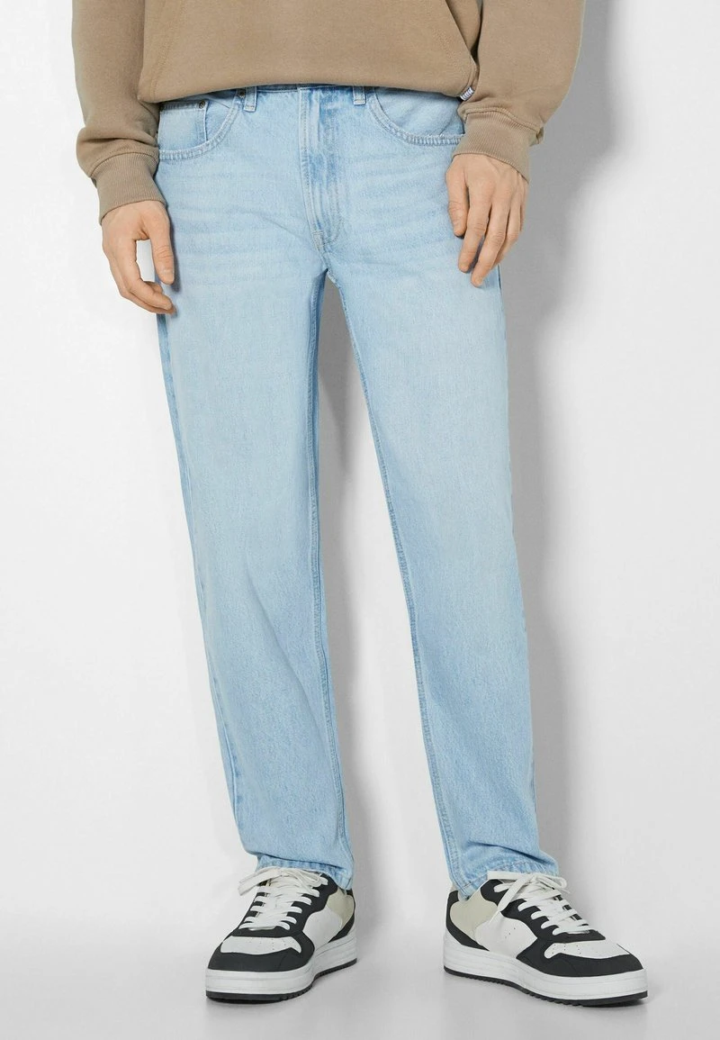 BERSHKA VINTAGE - Jeans Straight Leg - Light Blue 3 BERSHKA VINTAGE - Jeans Straight Leg - Light Blue