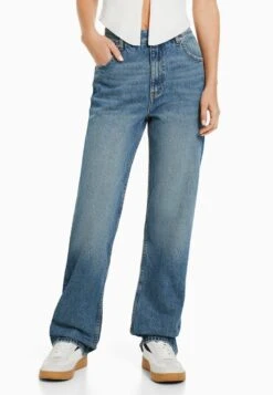 BERSHKA Jeans Straight Leg - Blue/grey -Bershka Verkaufsgeschäft fa140794cb9f490a94796ee792911b6e 1