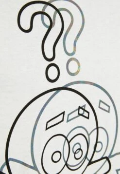 BERSHKA SHORT SLEEVE BOXY FIT FOIL - T-Shirt Print - White -Bershka Verkaufsgeschäft fbc6189f12e44596bcc078d939499c0c