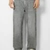 BERSHKA COLOURED-BAGGY - Jeans Straight Leg - Mottled Light Grey -Bershka Verkaufsgeschäft fc7bb381a8f34abc95f47846ed7277c7